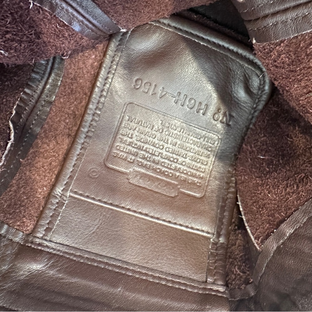 Vintage Old COACH 4156 Crossbody Bucket Bag/Shoulder Bag brown Leather - Picture 7 of 10